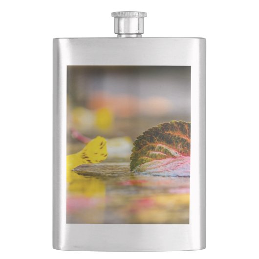 Herbstfarben Flachmann (Vorderseite)