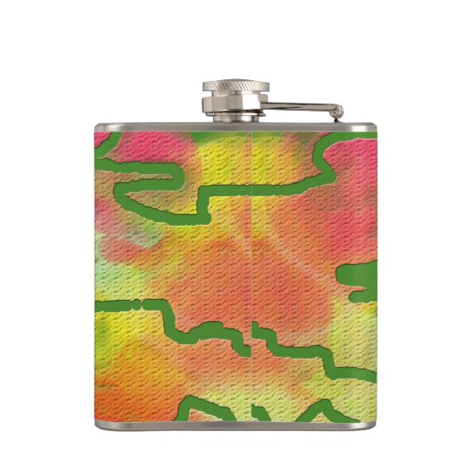 Herbstfarben Flachmann (Rückseite)