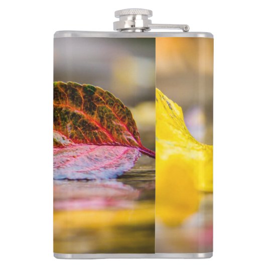 Herbstfarben Flachmann (Rückseite)