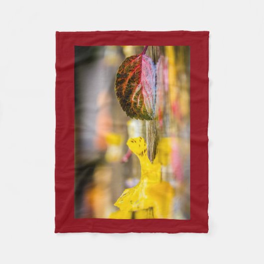 Herbstfarben Fleecedecke (Vorderseite)