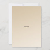 Herbstfarben Foto Erntedank Card Einladung (Rückseite)