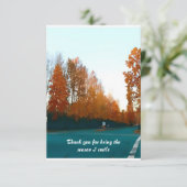 Herbstfarben für benutzerdefinierte Wasserfarben-Z Dankeskarte (Stehend Vorderseite)