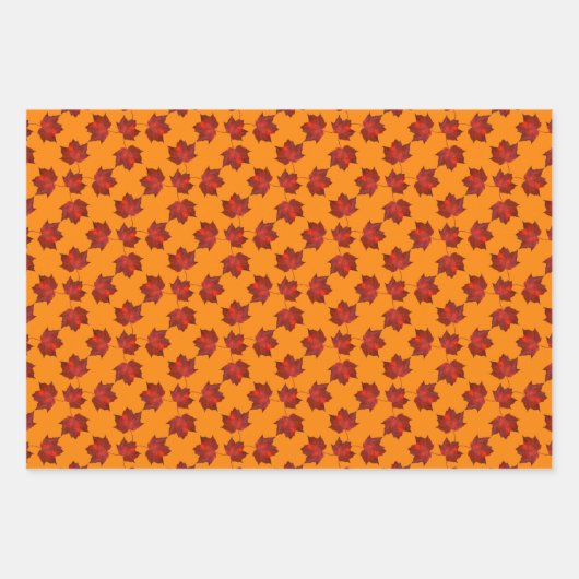 Herbstfarben für Herbst Geschenkpapier Set (Vorderseite 2)