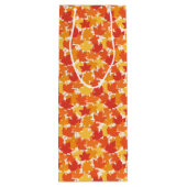 Herbstfarben für Herbst Geschenktüte Für Weinflaschen (Rückseite)