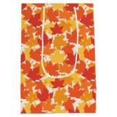 Herbstfarben für Herbst Mittlere Geschenktüte (Rückseite)