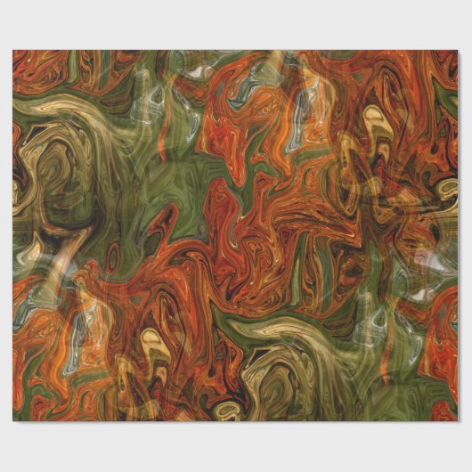 Herbstfarben... Geschenkpapier (Flach)