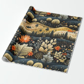 Herbstfarben Geschenkpapier (Ungerollt)