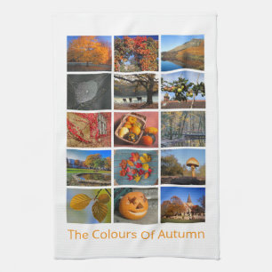 Herbstfarben Geschirrtuch