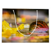 Herbstfarben Große Geschenktüte (Rückseite)