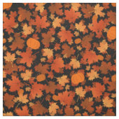 Herbstfarben Herbstapfel Blätter Kürbiskuchen Must Stoff (Muster)