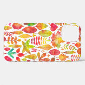 Herbstfarben-Herbstlaub nahtlos Case-Mate iPhone Hülle (Rückseite (Horizontal))
