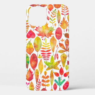 Herbstfarben-Herbstlaub nahtlos Case-Mate iPhone Hülle