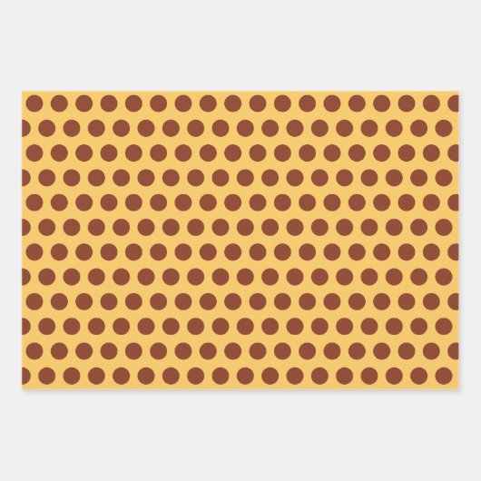 Herbstfarben Herbstleaves Wrapping Paper Set Geschenkpapier Set (Vorderseite 2)