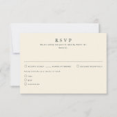 Herbstfarben Hochzeiten von RSVP-Karten RSVP Karte (Vorderseite)