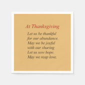 Herbstfarben im Erntedank Serviette (Vorderseite)