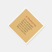 Herbstfarben im Erntedank Serviette (Ecke)