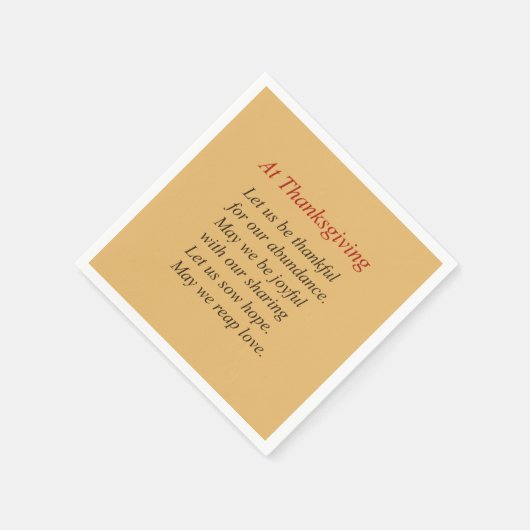 Herbstfarben im Erntedank Serviette (Ecke)