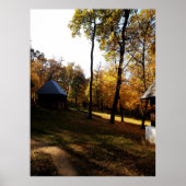 Herbstfarben im Grünen Poster (Vorne)