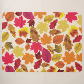Herbstfarben im Herbst Blätter weich Sherpadecke (Vorderseite (Horizontal))