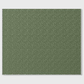 Herbstfarben im Herbst Polka Dot Green Geschenkpapier (Flach)