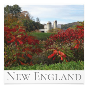 Herbstfarben im Herbst Splendor New England Fotodruck