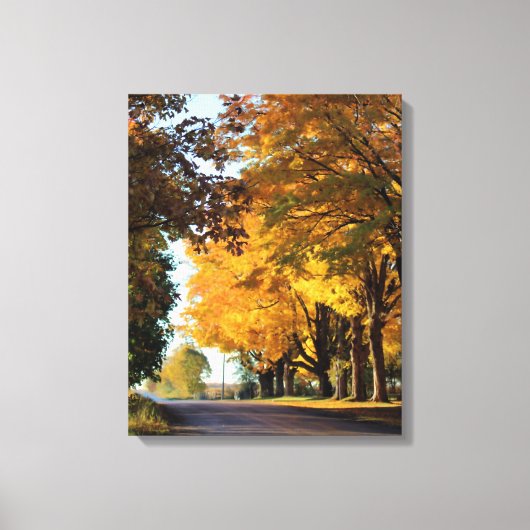 Herbstfarben im Land Leinwanddruck (Vorderseite)