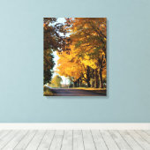 Herbstfarben im Land Leinwanddruck (Insitu (Holzboden))