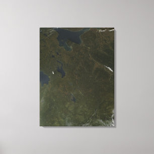 Herbstfarben im Nordwesten Russlands Leinwanddruck