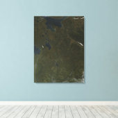 Herbstfarben im Nordwesten Russlands Leinwanddruck (Insitu (Holzboden))