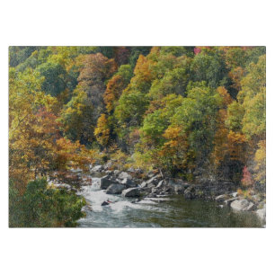 Herbstfarben im Ohiopyle State Park Schneidebrett