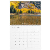Herbstfarben im Osten Sierra Leones, Kalifornien Kalender (Mär 2026)