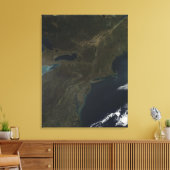 Herbstfarben im östlichen Staaten Leinwanddruck (Insitu (Wohnzimmer))