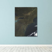 Herbstfarben im östlichen Staaten Leinwanddruck (Insitu (Holzboden))