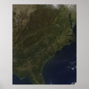 Herbstfarben im Südosten der Vereinigten Staaten Poster