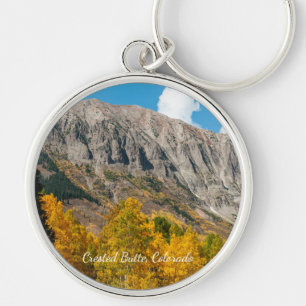 Herbstfarben in Crested Butte, Colorado Schlüsselanhänger