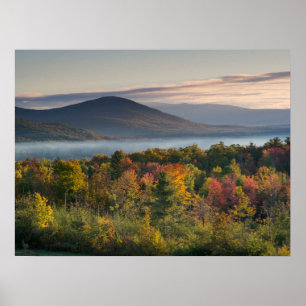 Herbstfarben in den White Mountains Poster