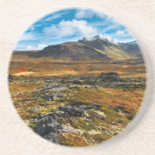 Herbstfarben in der Landschaft Getränkeuntersetzer