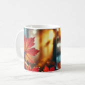 Herbstfarben in jedem Silicon"-Design Kaffeetasse (Vorderseite Links)