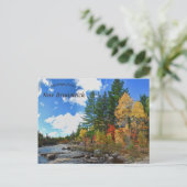 Herbstfarben in New Brunswick Kanada Postkarte (Stehend Vorderseite)