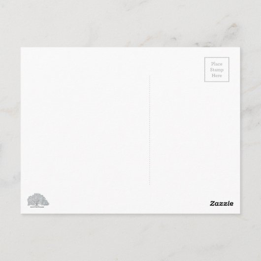 Herbstfarben in West-Virginia Postkarte (Rückseite)