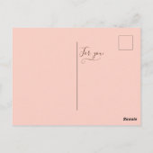 Herbstfarben Jahreszeiten verändern sich und so ma Postkarte (Rückseite)