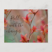 Herbstfarben Jahreszeiten verändern sich und so ma Postkarte (Vorderseite)