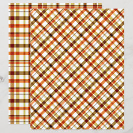 Herbstfarben Kariert