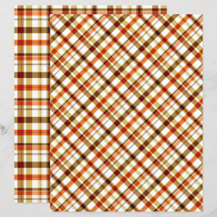 Herbstfarben Kariert