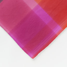 Herbstfarben Kariert Fleecedecke