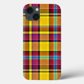 Herbstfarben Kariert Tartan Case-Mate iPhone Hülle (Rückseite)