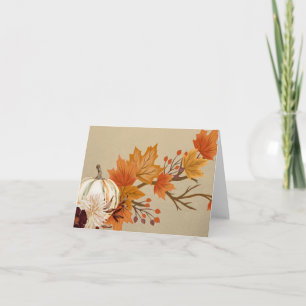 Herbstfarben Karte