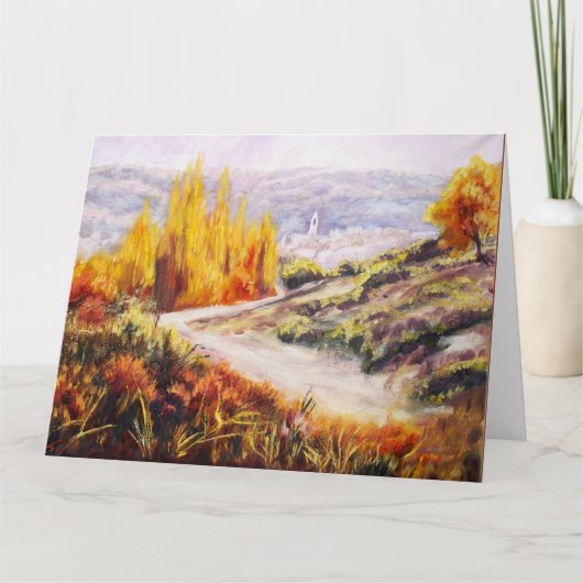 Herbstfarben Karte (Vorderseite)