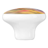 Herbstfarben Keramikknauf (Seitenansicht)