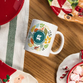 Herbstfarben, Kreis der Blätter, benutzerdefiniert Tasse